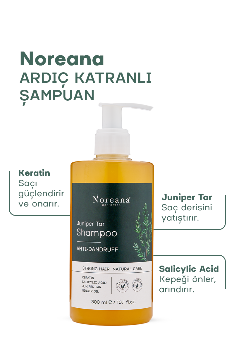 Keratin + Salisilik Asit Saç Derisi Bakımı Ardıç Katranlı Kepek & Egzama Karşıtı Şampuan