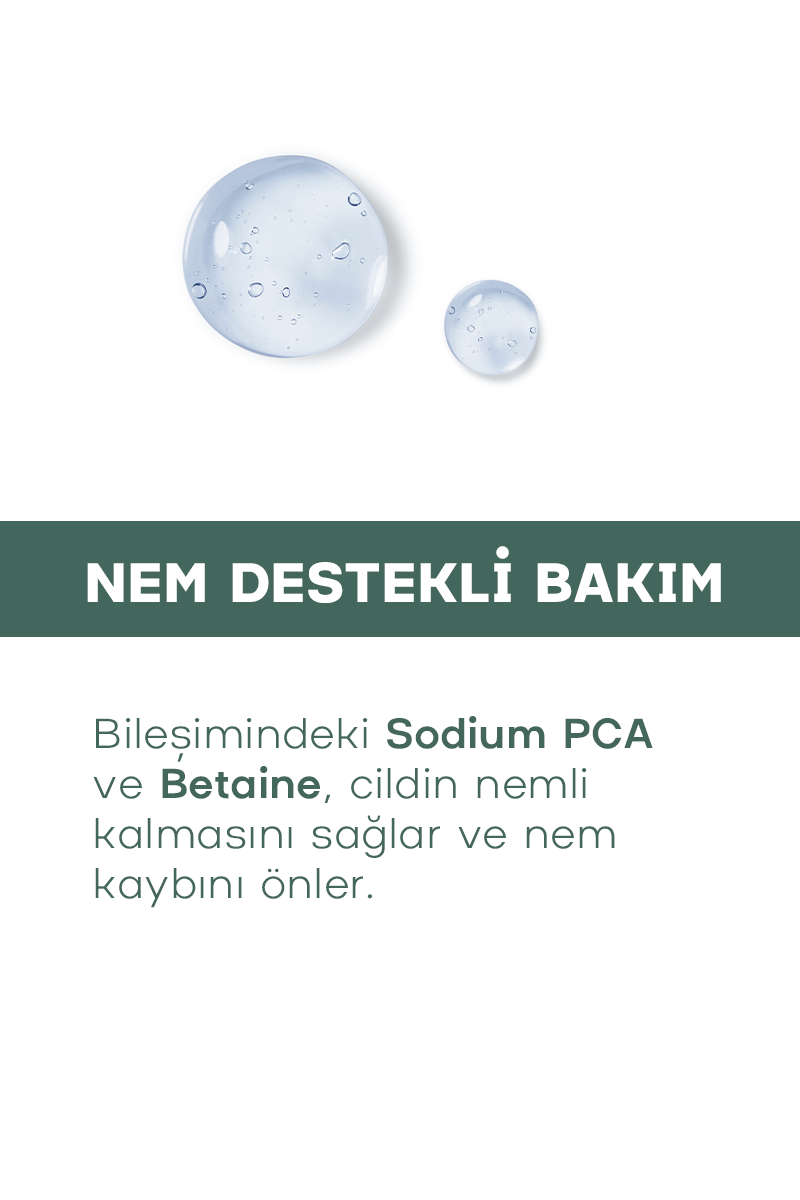 Vegan Cilt Bakımı | Hyaluronik Asit + Bisabolol ile Yoğun Nemlendirme ve Işıltılı Parlaklık Duş Jeli