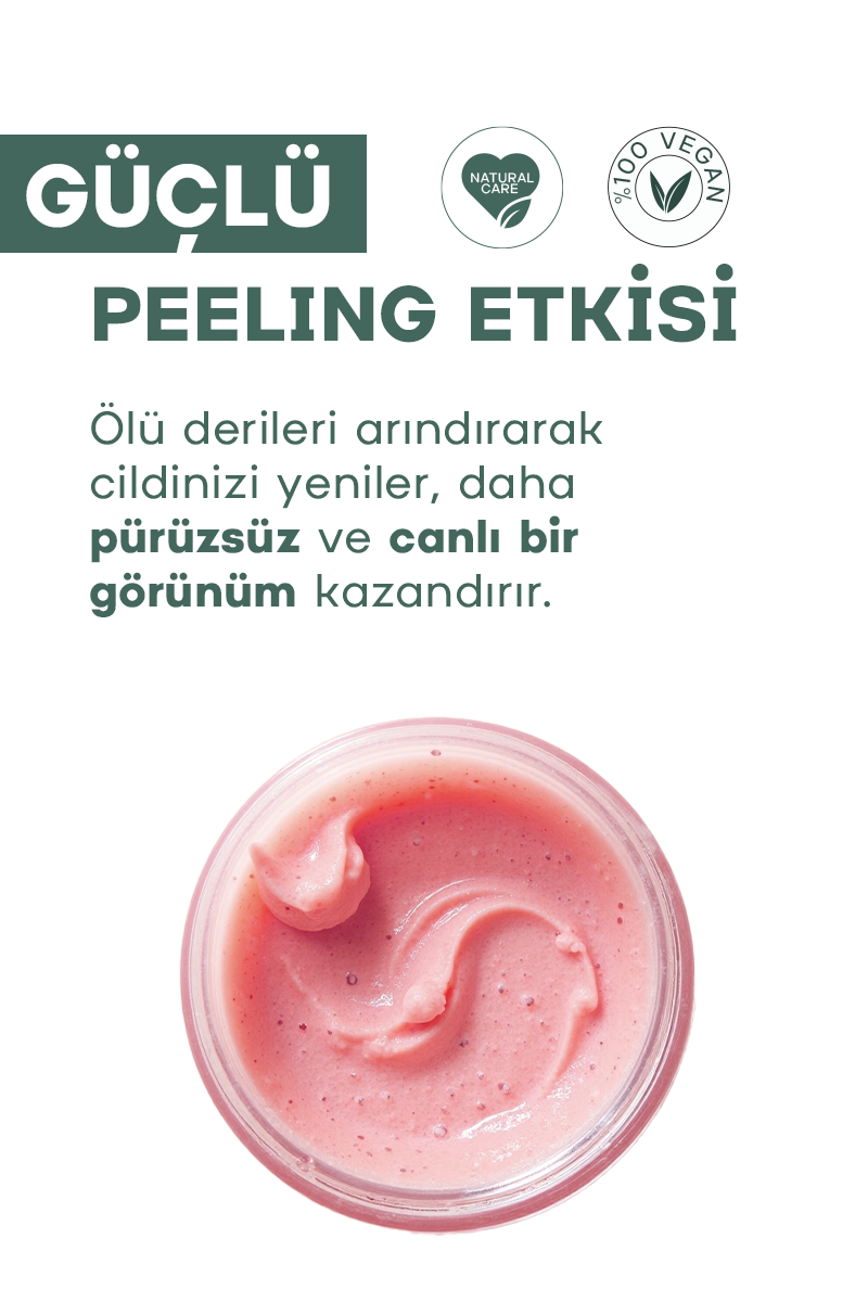 Çilek Özlü Body Scrub Batık Karşıtı & Cilt Tonu Eşitleyici Vücut Peelingi 500 ml