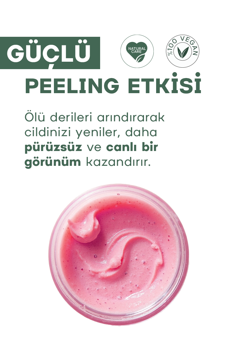 Japon Kirazı Özlü Vegan Vücut Peelingi 800 ml - Yoğun Besleyici ve Uzun Süreli Nem Body Scrub