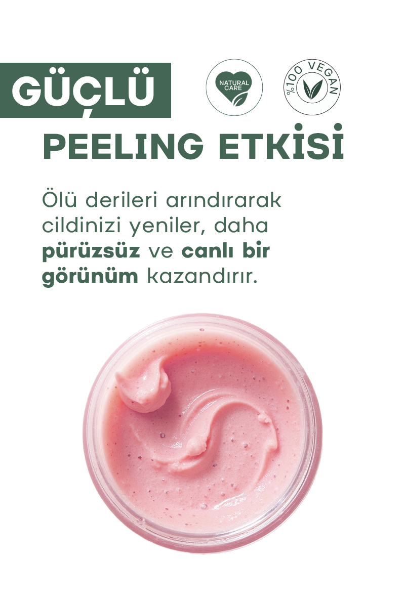 Nemlendirici ve Arındırıcı Vegan Vücut Peelingi Sakız 800 ml