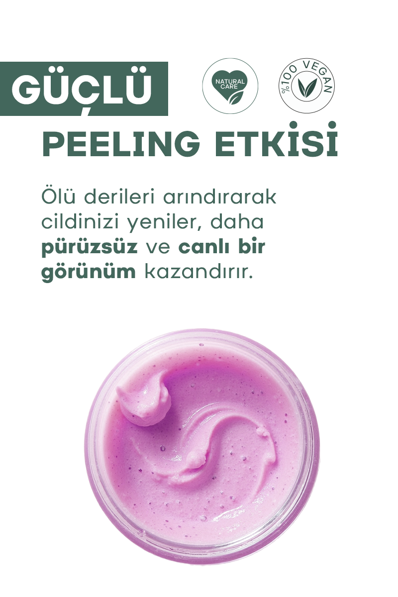 Doğal Formüllü Body Scrub 500 ml - Siyah Orkide Özlü Cilt Yenileyen Arındırıcı Vücut Peelingi
